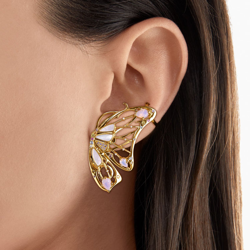 Single Ear Stud Butterfly in Gold | THOMAS SABO Australia