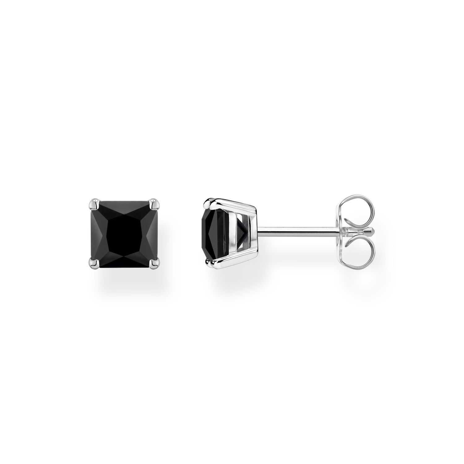 Ear Studs Black Stone Silver | THOMAS SABO Australia