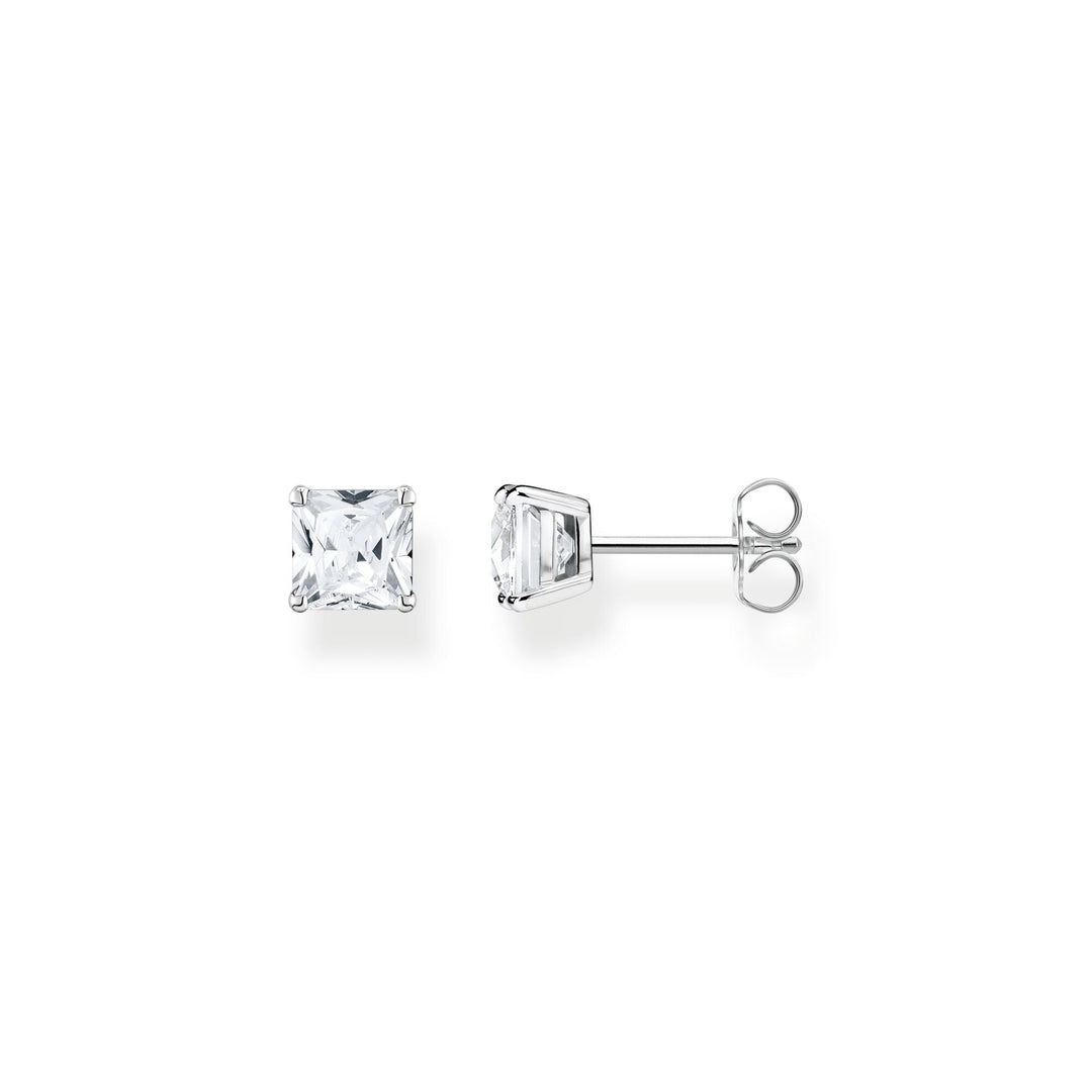 Ear studs white stone silver | THOMAS SABO Australia