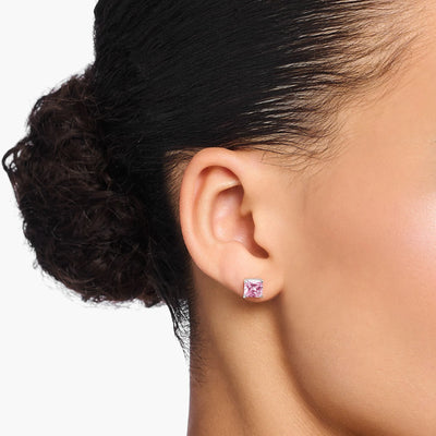 Heritage Pink Stone Stud Earrings | THOMAS SABO Australia