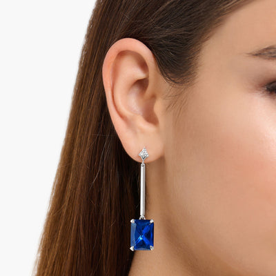 Earrings blue stone | THOMAS SABO Australia
