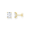 Ear studs white stone gold | THOMAS SABO Australia