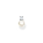 Single ear stud pearls and white stone silver | THOMAS SABO Australia
