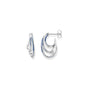 Earrings wave with blue stones | THOMAS SABO Australia