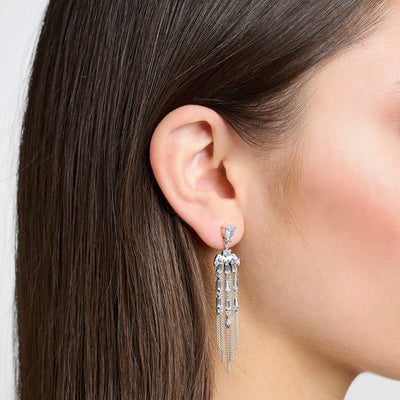 Earrings with winter sun rays silver | THOMAS SABO Australia