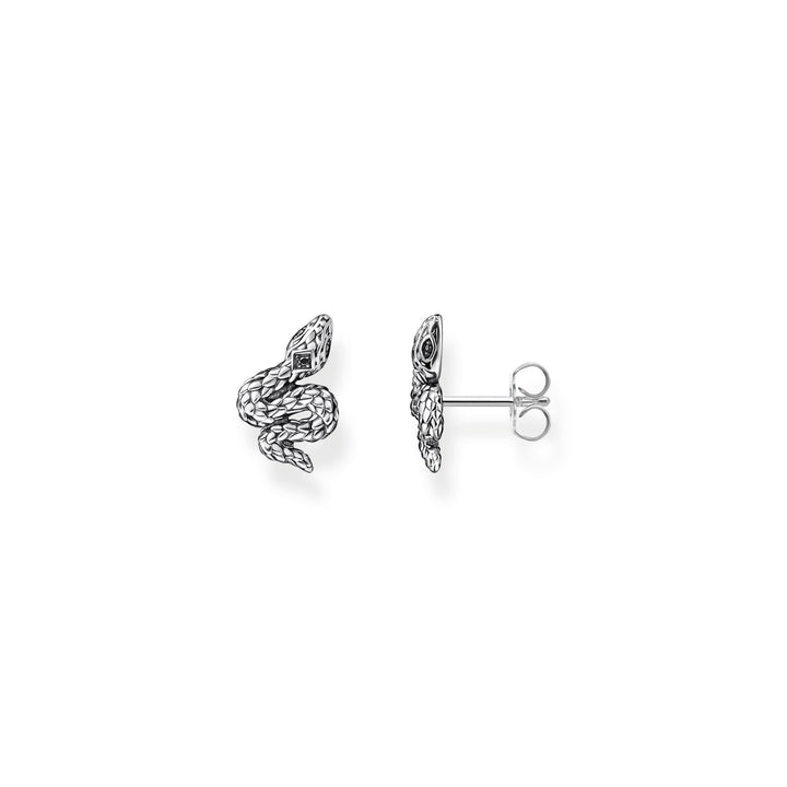 Ear studs blackened snake | THOMAS SABO Australia