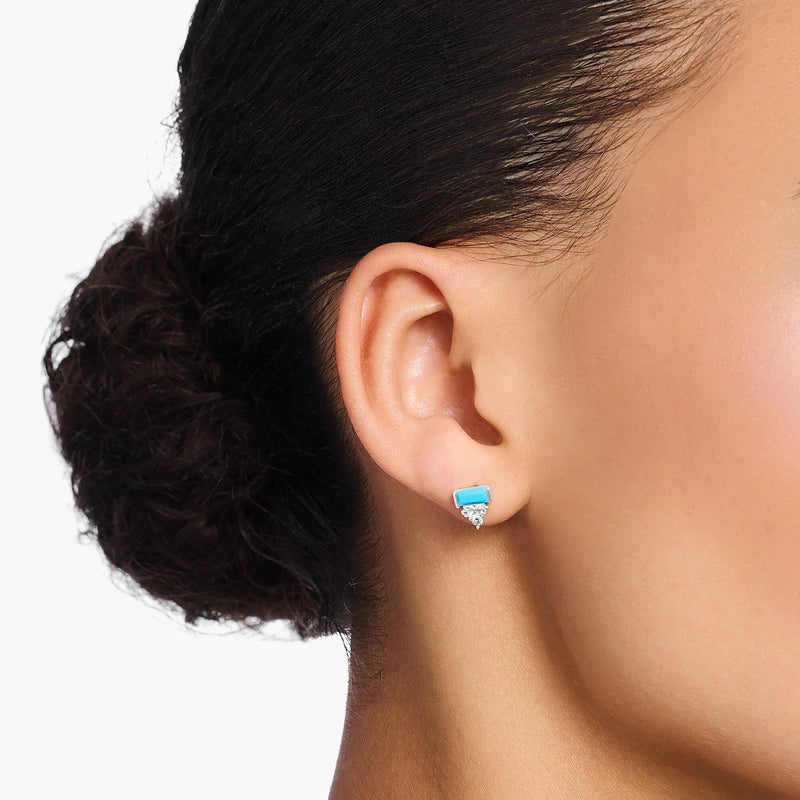 Mystic Turquoise Stud Earrings | THOMAS SABO Australia