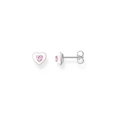Pink Heart Stud Earrings | THOMAS SABO Australia