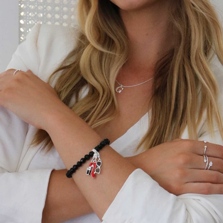 アクセサリー MASU CHARM BRACELET(BLACK) アクセサリー MASU CHARM BRACELET(BLACK) MASU（エムエーエス