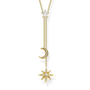 Necklace Star & Moon Gold | THOMAS SABO Australia