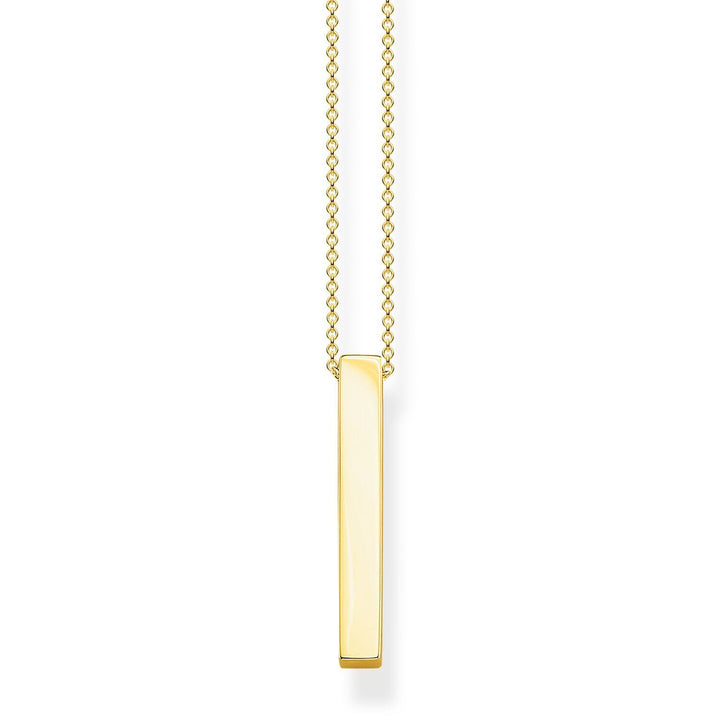 Necklace Golden Cuboid | THOMAS SABO Australia