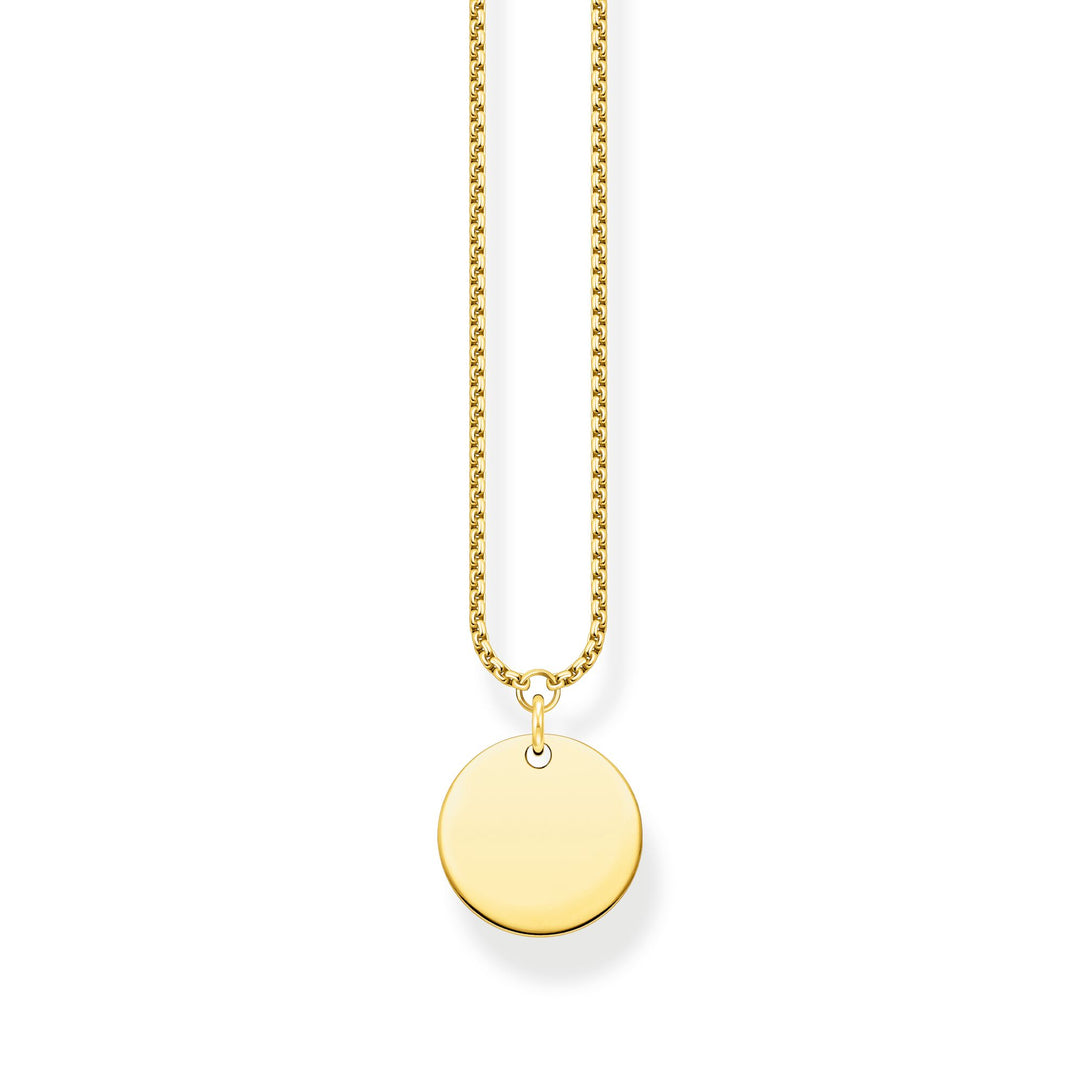 Necklace disc gold | THOMAS SABO Australia
