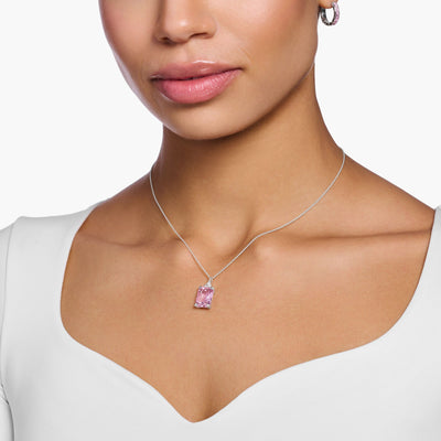 Heritage Pink Stone Silver Necklace | THOMAS SABO Australia