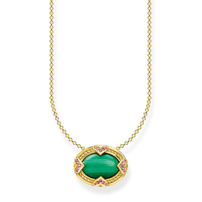 Necklace: Necklace Green Stone | Thomas Sabo Australia