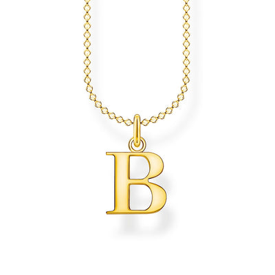 Necklace Letter B Gold | Thomas Sabo Australia