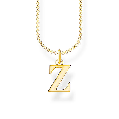 Necklace Letter Z Gold | Thomas Sabo Australia