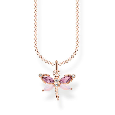 Necklace Dragonfly Rose Gold | Thomas Sabo Australia