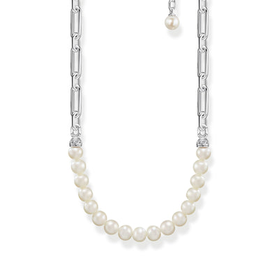 Necklace links and pearls silver | THOMAS SABO Australia