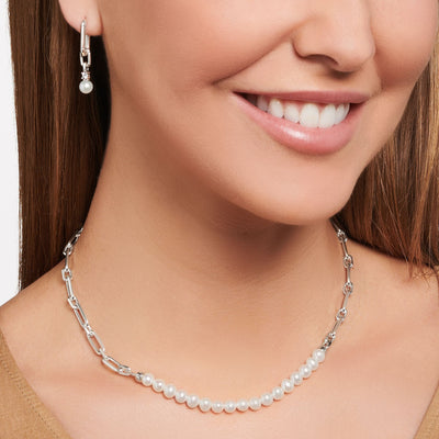 Necklace links and pearls silver | THOMAS SABO Australia