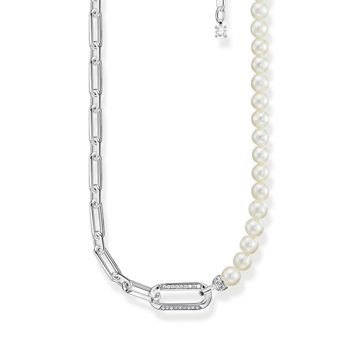 Necklace links and pearls silver | THOMAS SABO Australia