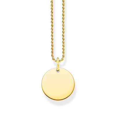 Necklace disc gold | THOMAS SABO Australia