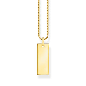 Necklace tag gold | THOMAS SABO Australia