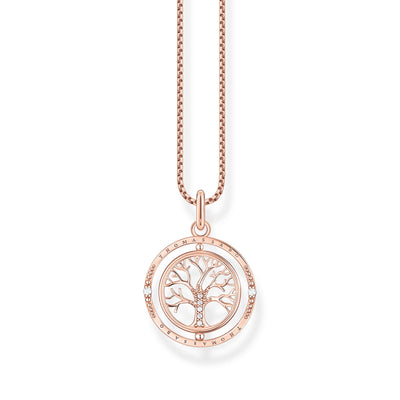 Necklace Tree of love rose gold | THOMAS SABO Australia