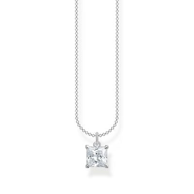 Necklace with white stones silver | THOMAS SABO Australia