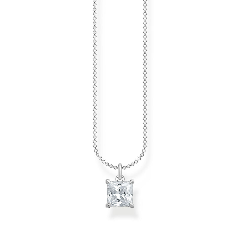 Necklace with white stones silver | THOMAS SABO Australia