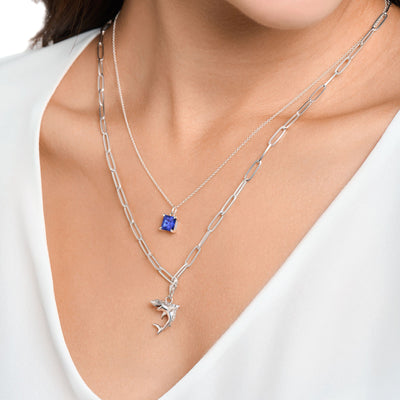Necklace with blue stone | THOMAS SABO Australia