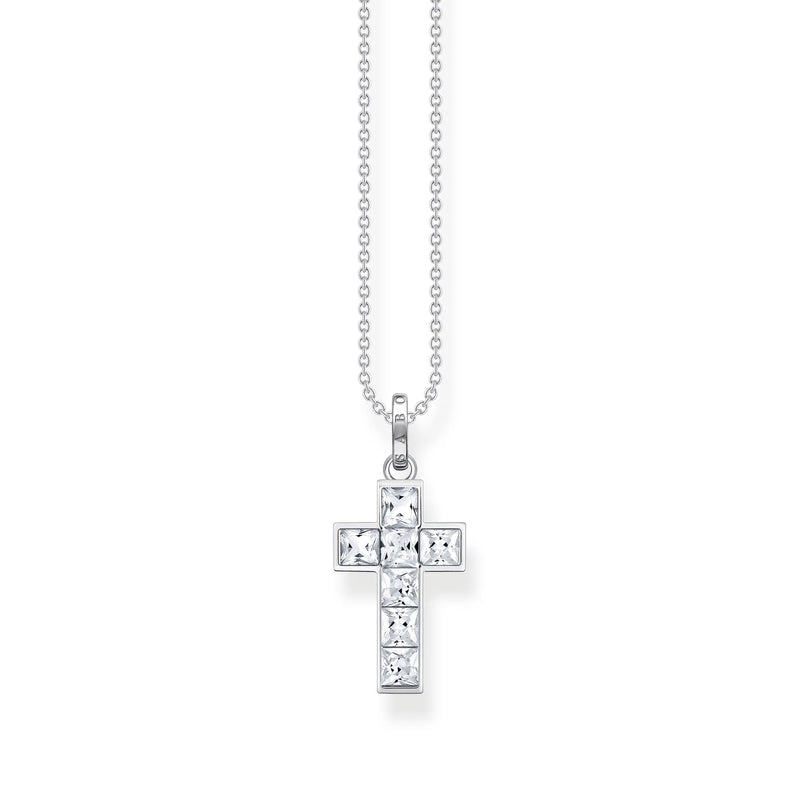 Thomas Sabo Cross necklace, sterling silver, KE2043-051-14
