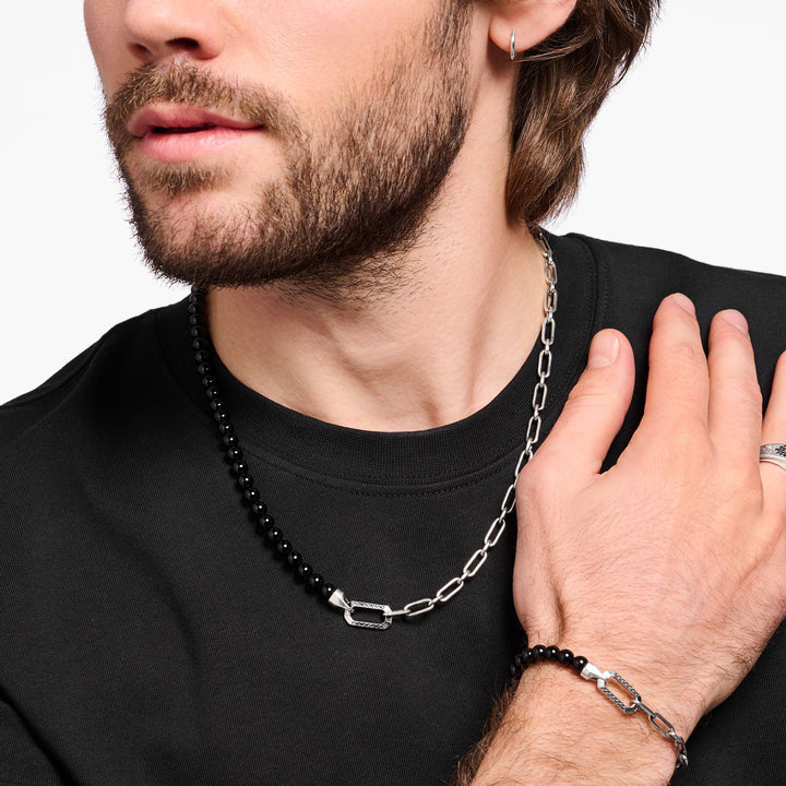 Rebel Onyx Bead Necklace | THOMAS SABO Australia