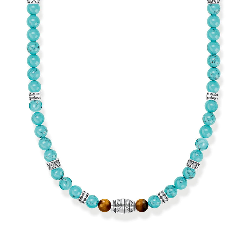Rebel Turquoise Bead Necklace | THOMAS SABO Australia