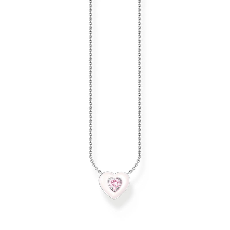 Pink Stone Heart Necklace | THOMAS SABO Australia
