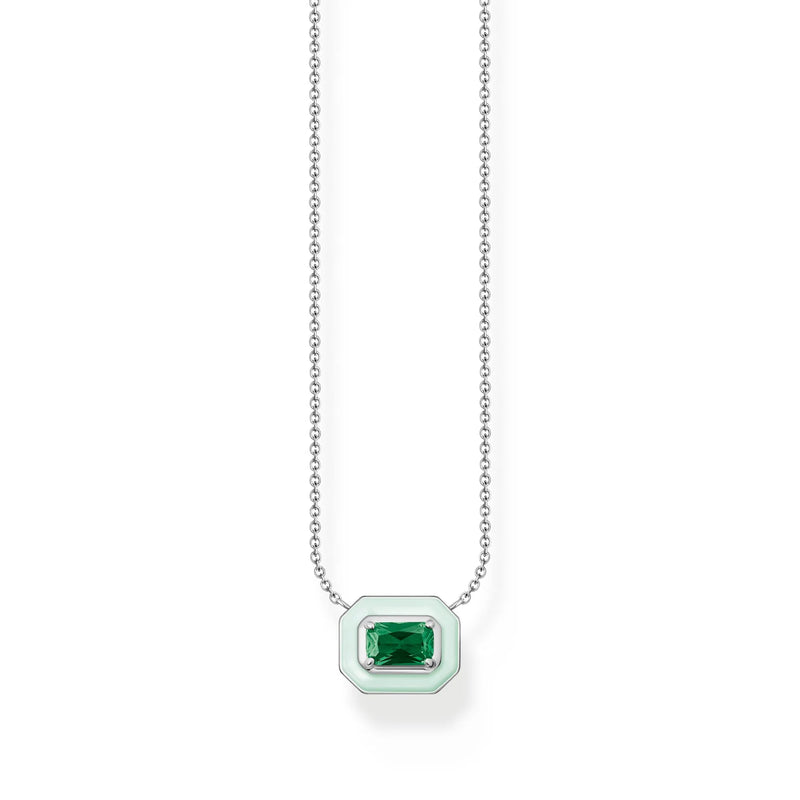 Green 2025 stone locket