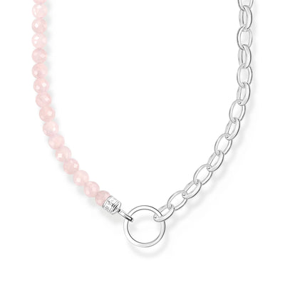 Chain Rose Quartz Bead Necklace | THOMAS SABO Australia