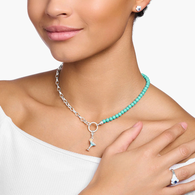 Link Chain Turquoise Bead Necklace | THOMAS SABO Australia