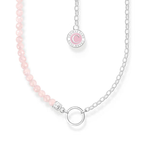 Charm necklace with beads and chain links silver | THOMAS SABO Australia