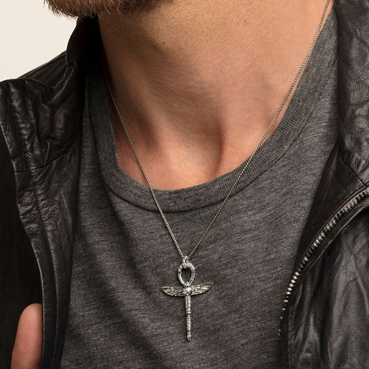 Ankh Pendant "Cross of Life Ankh With Scarab" | THOMAS SABO Australia