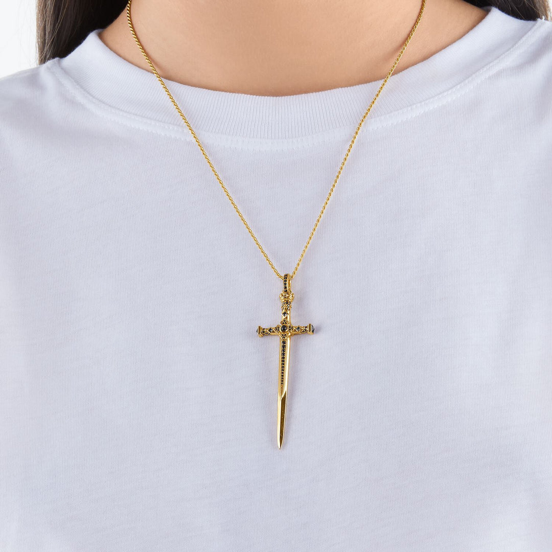 Pendant Sword Gold | THOMAS SABO Australia