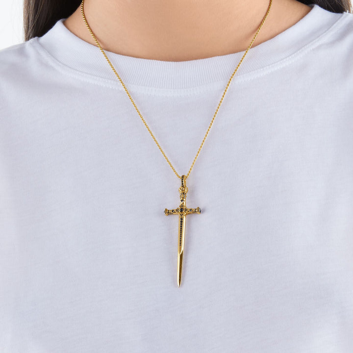 Pendant Sword Gold | THOMAS SABO Australia