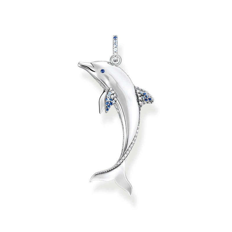 Pendant dolphin with blue stones | THOMAS SABO Australia