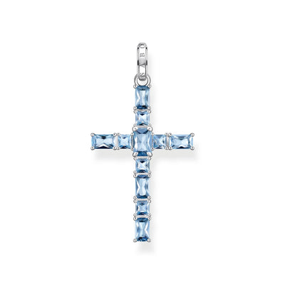 Heritage Aqua Cross Pendant | THOMAS SABO Australia