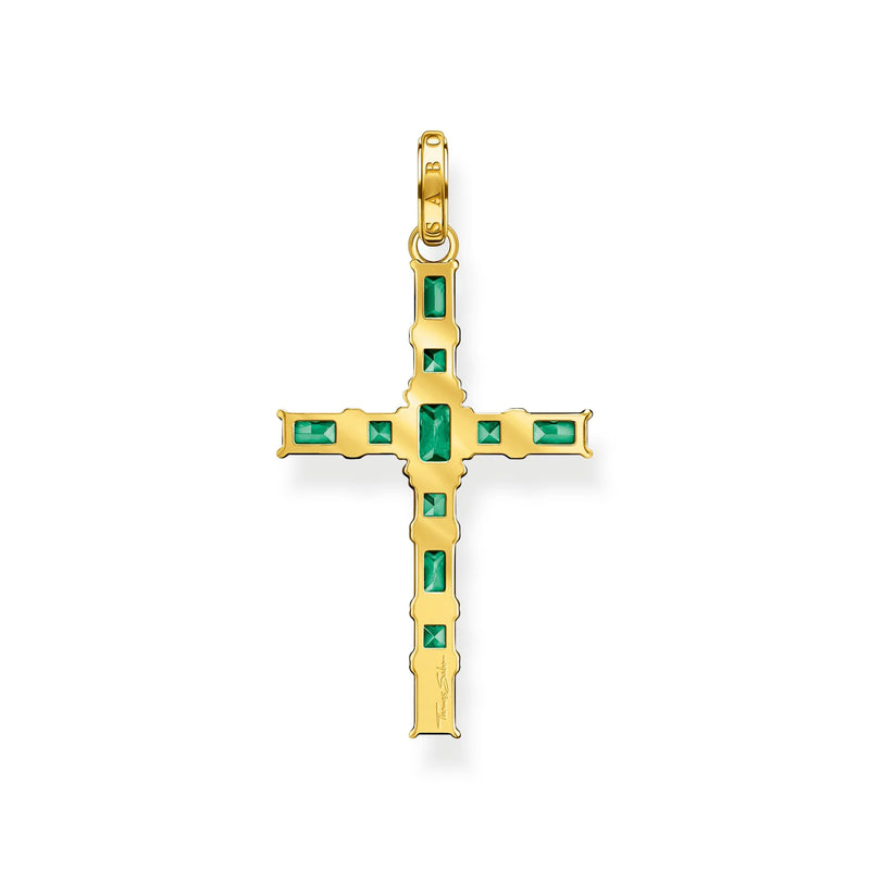Heritage Green Cross Pendant | THOMAS SABO Australia