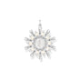 Pendant milky quartz with winter sun rays silver | THOMAS SABO Australia