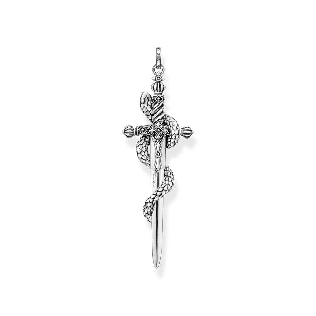 Pendant blackened sword with snake | THOMAS SABO Australia