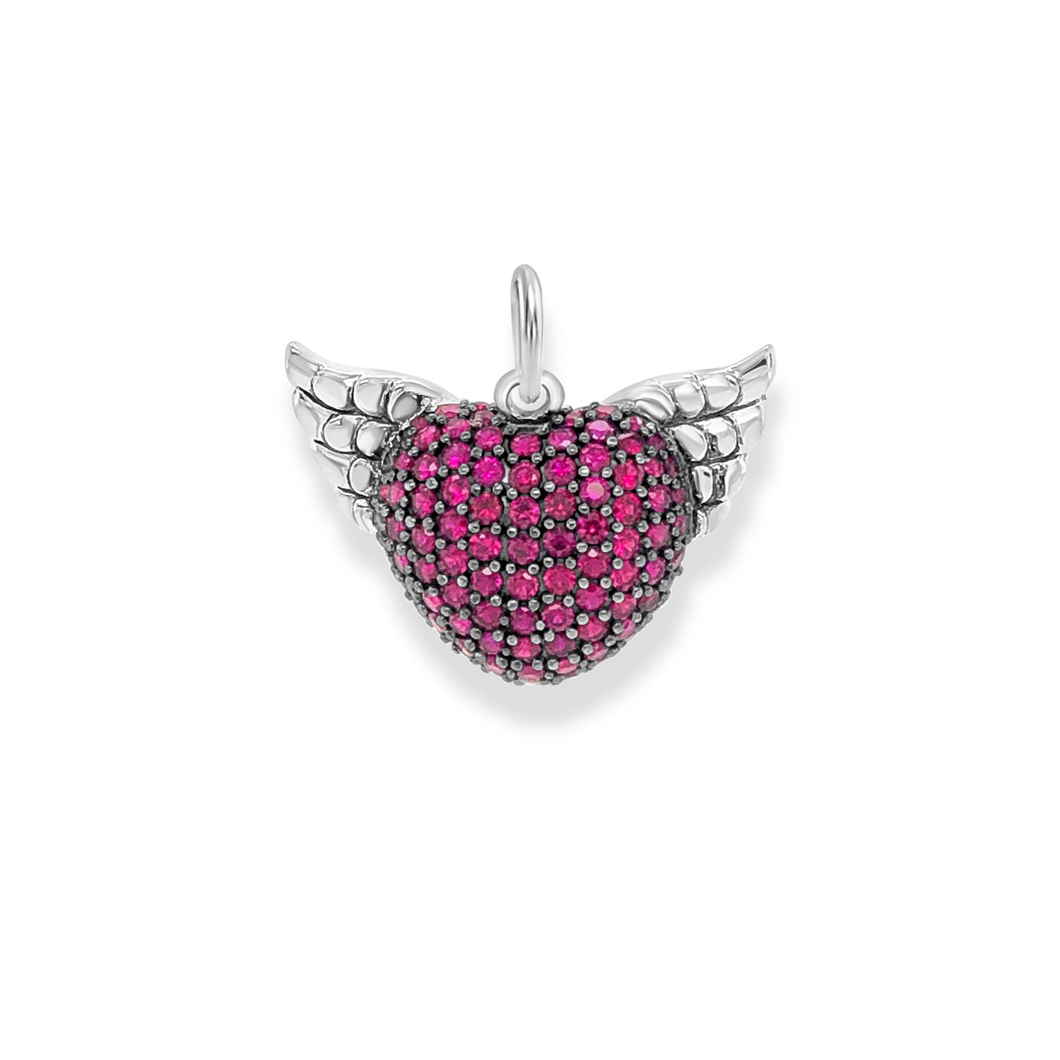 Pendant Winged Heart Red Small | THOMAS SABO Australia