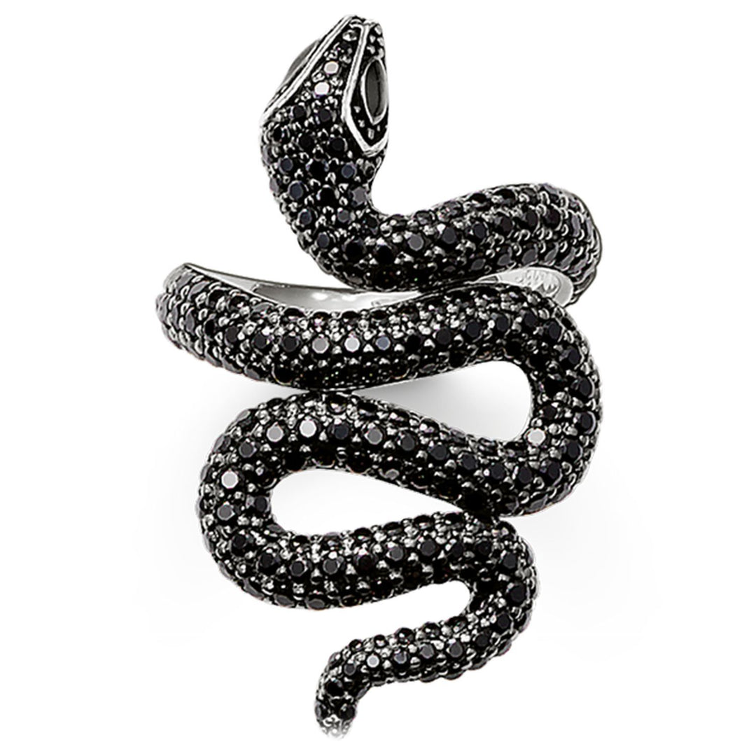 Ring "Black Snake Pavé" | THOMAS SABO Australia