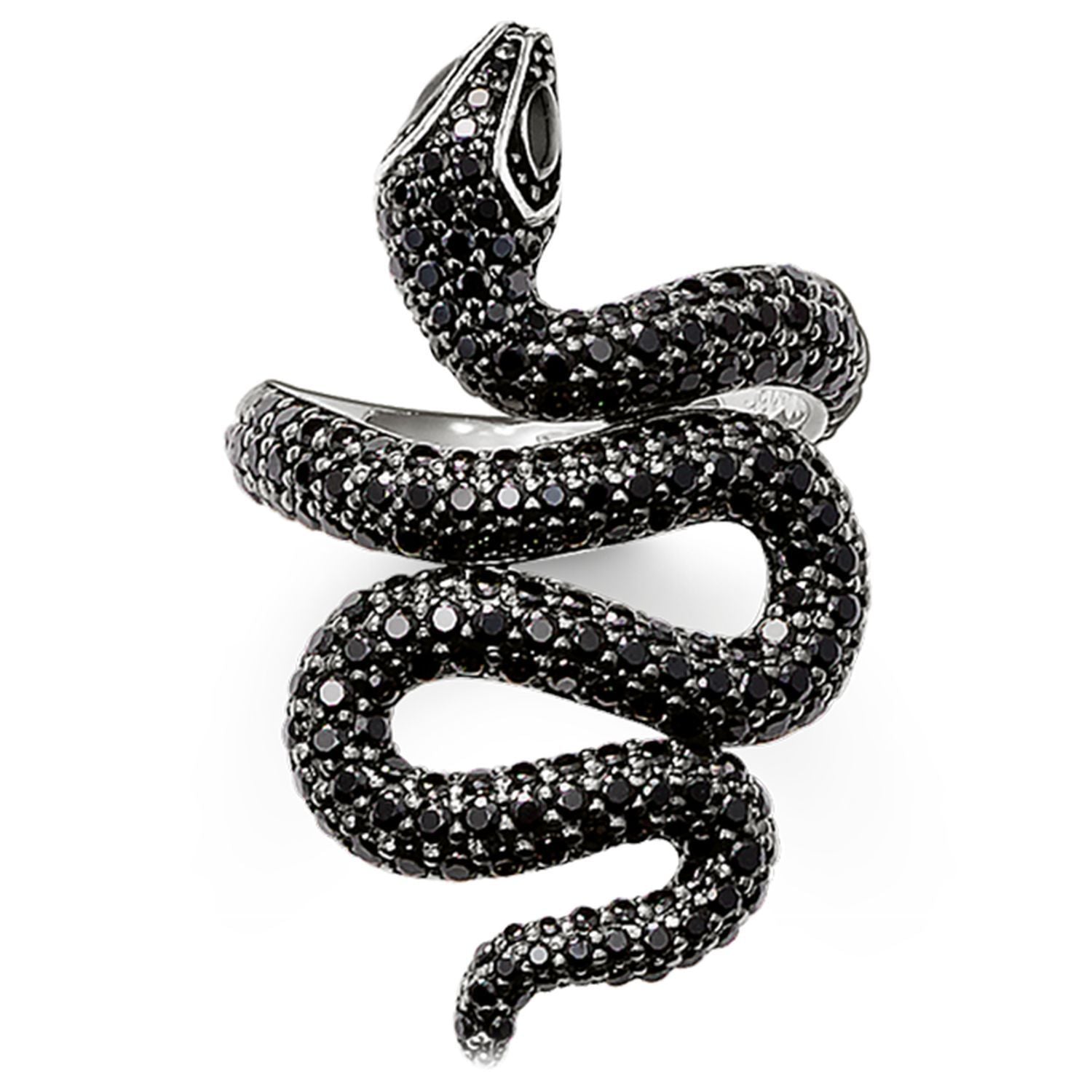 Ring "Black Snake Pavé" | THOMAS SABO Australia