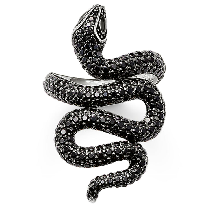 Ring "Black Snake Pavé" | THOMAS SABO Australia